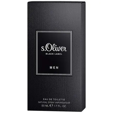 s.Oliver Black Label Men Eau de Toilette 50ml Natural Spray Vaporisateur S.Oliver