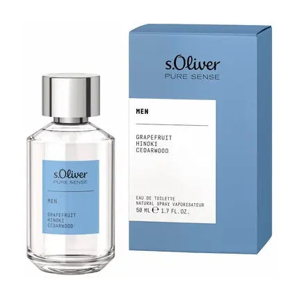 s.Oliver Pure Sense Men Eau de Toilette 50ml Natural Spray S.Oliver