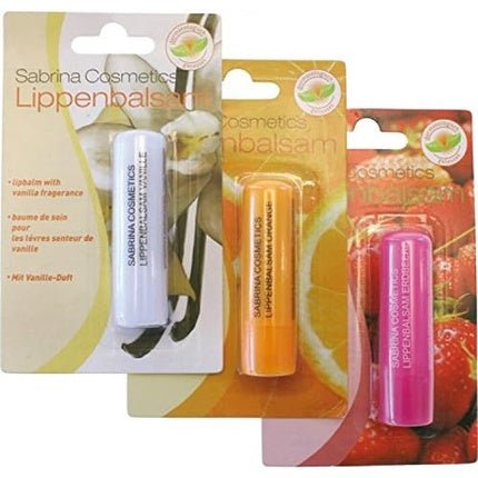 Sabrina Cosmetics Fruit Flavored Lip Balm 3 Pieces 4.5g - Maison des fragrances