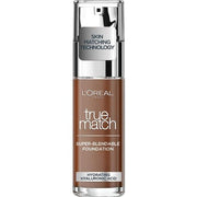 Sale Loreal Paris True Match Foundation 10N CacaoCocoa with Hyaluronic Acid 30ml - Maison des fragrances