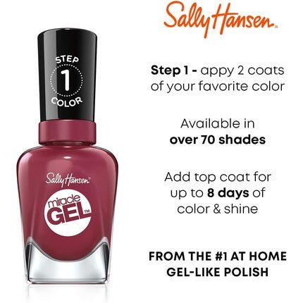 Sally Hansen Miracle Gel Nail Polish Regal Rose 0.50oz - Maison des fragrances