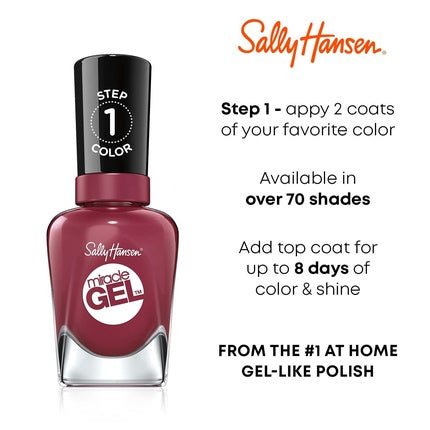 Sally Hansen Miracle Gel Once Chiffon A Time Long Lasting Gel - Like Formula - Maison des fragrances