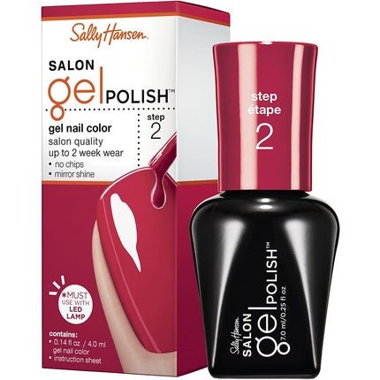 Sally Hansen Salon Pro Gel Red My Lips 0.14 Fluid Ounce - Maison des fragrances