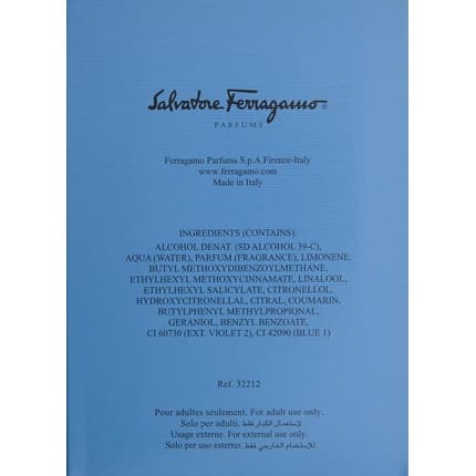 Salvatore Ferragamo Acqua Essenziale Eau de Toilette 50 ml - Maison des fragrances