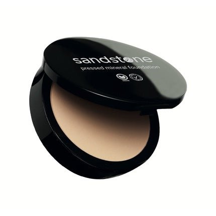 Sandstone Pressed Mineral Foundation C3 Warm Ivory - Maison des fragrances