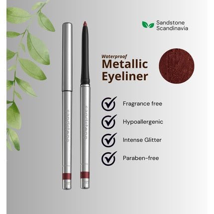 Sandstone Waterproof Metallic Eyeliner 82 Red Rebel - Maison des fragrances