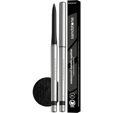 Sandstone Waterproof Metallic Eyeliner 85 Black - Maison des fragrances