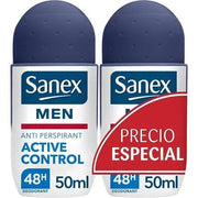 Sanex Men Active Control 48H Roll-On Deodorant 50ml - Maison des fragrances
