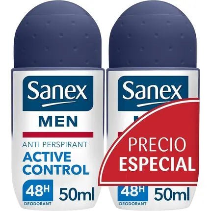 Sanex Men Active Control 48H Roll-On Deodorant 50ml - Maison des fragrances