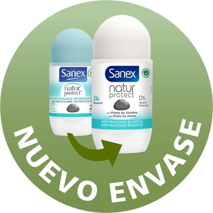 Sanex Natur Protect Invisible Roll On Deodorant 50ml Unisexe - Maison des fragrances