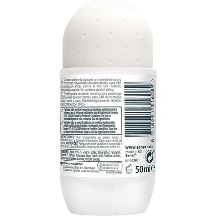 Sanex Natur Protect Invisible Roll On Deodorant 50ml Unisexe - Maison des fragrances