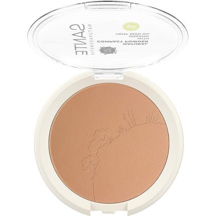 Sante Naturkosmetik Natural Compact Powder 03 Warm Honey 9g - Maison des fragrances