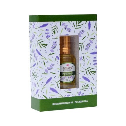 Sattva Indian Patchouli Oil Perfume Eau de Parfum 10 ml - Boisé - Maison des fragrances