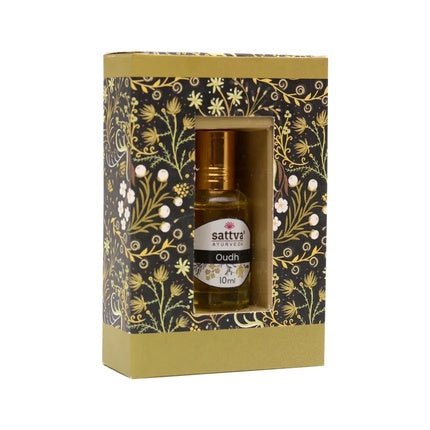 Sattva Indian Perfume Oil Oudh - Exotic Fragrance Eau de Parfum (EDP) Mixte 10ml - Maison des fragrances