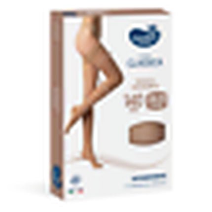 Sauber Pharma Classic Line Hold - Up Stockings 140 DEN Color Neutral Beige - Maison des fragrances