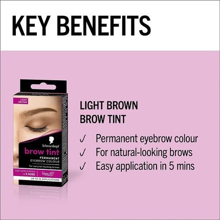 Schwarzkopf Brow Tint 5.1 Light Brown 17ml - Maison des fragrances