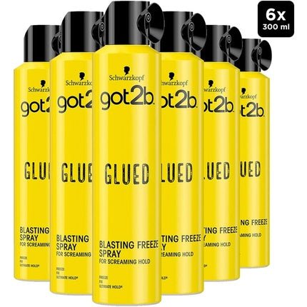 Schwarzkopf got2b Glued Blasting Freeze Spray Strong Hold Hairspray 300ml Citrus - Maison des fragrances