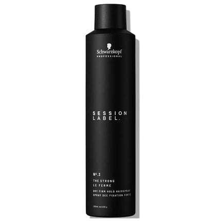 Schwarzkopf Session Label The Strong Dry Firm Hold Hairspray 300ml - Maison des fragrances