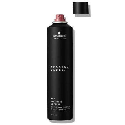 Schwarzkopf Session Label The Strong Dry Firm Hold Hairspray 300ml - Maison des fragrances