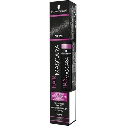 Schwarzkopf Temporary Black Hair Mascara 15ml - Maison des fragrances