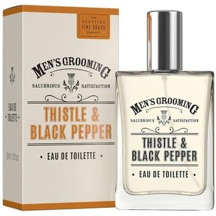 Scottish Fine Soaps Thistle & Black Pepper with Purifying Milk Thistle Extract Eau de Toilette 50ml Unisexe - Maison des fragrances