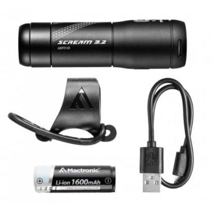 Scream 3.2 600lm Rechargeable Front Bike Light - Maison des fragrances