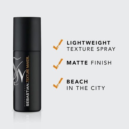 Sebastian Professional Texture Maker Lightweight Texture Spray Matte Finish For All Hair Types - Maison des fragrances