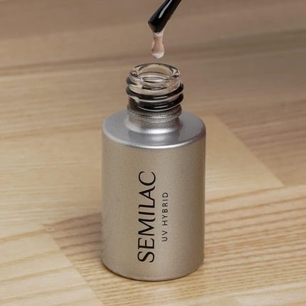 Semilac Base/Top 2in1 Base and Top Coat for Hybrid Nail Polish 7ml UV LED Innovative Formula Protects Nails - Maison des fragrances