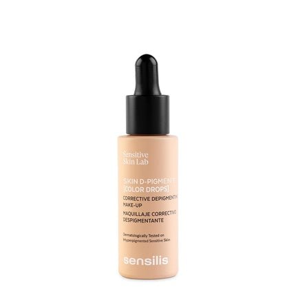 Sensilis Skin D - Pigment Color Drops Makeup Concealer with Bio - Pigment Extract from Sclarea and Stabilized Vitamin C Beige Rose 30ml - Maison des fragrances