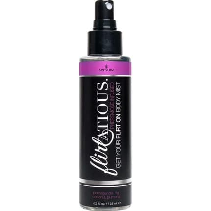 Sensuva Flirtatious Pheromone Body Mist Spray Pomegranate Fig Coconut 125ml - Maison des fragrances
