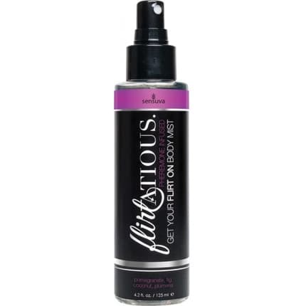 Sensuva Flirtatious Pheromone Body Mist Spray Pomegranate Fig Coconut 125ml - Maison des fragrances