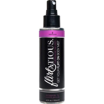 Sensuva Flirtatious Pheromone Body Mist Spray Pomegranate Fig Coconut 125ml - Maison des fragrances