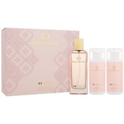 Sergio Tacchini I Love Italy Gift Set Edt 100 Ml, Shower Gel 100 Ml, And Body Lotion 100 Ml - Maison des fragrances