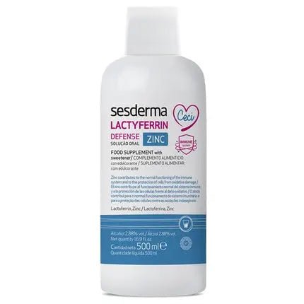 Sesderma Lactyferrin Defense Zinc Skin Care Facial Cleanser 500ml - Maison des fragrances