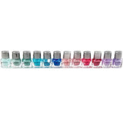 Set of 12 Different Colored Nail Polishes - Maison des fragrances