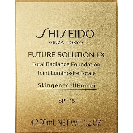Shiseido Future Solution LX Total Radiance Foundation SPF 15 30ml Color 3 Rose - Maison des fragrances