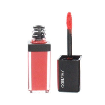 Shiseido LacquerInk Lipstick 305 Red Shimmering Glossy Moisturizing Lipstick - Maison des fragrances
