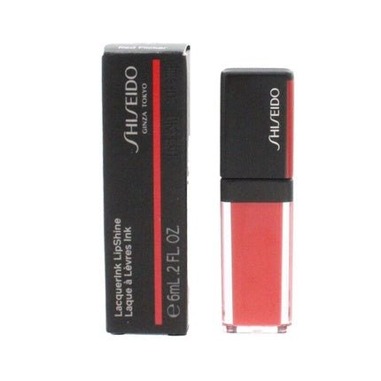 Shiseido LacquerInk Lipstick 305 Red Shimmering Glossy Moisturizing Lipstick - Maison des fragrances