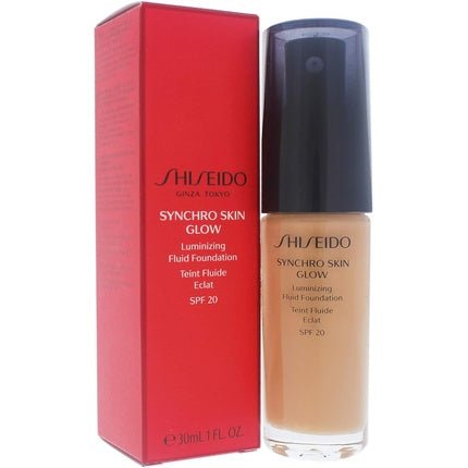 Shiseido Synchro Skin Glow Luminizing Fluid Foundation Golden5 30ml - Maison des fragrances