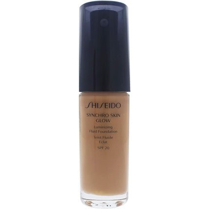 Shiseido Synchro Skin Glow Luminizing Fluid Foundation Golden5 30ml - Maison des fragrances