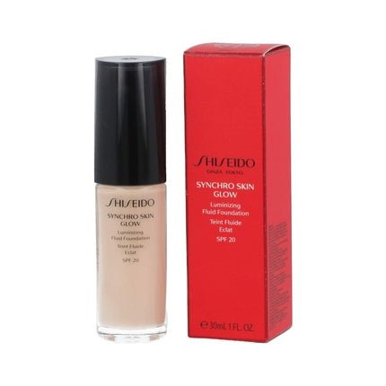 Shiseido Synchro Skin Glow Luminizing Fluid Foundation SPF20 Rose 1 30ml - Maison des fragrances