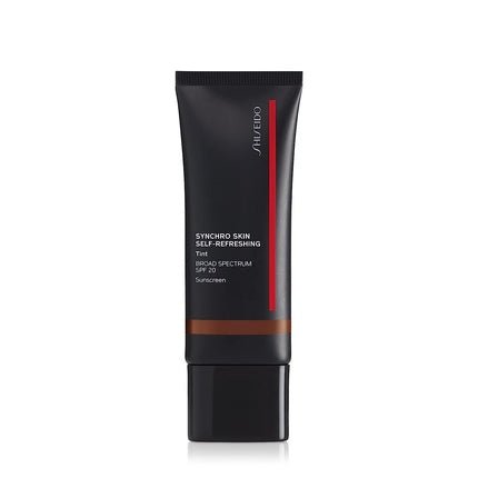 Shiseido Synchro Skin Self - Refreshing Tint SPF 20 Light Coverage Tinted Moisturizer 12 - Hour Wear 24 - Hour Hydration Waterproof Shine Resistant Non - Comedogenic Deep Kuromoji 525 - Maison des fragrances