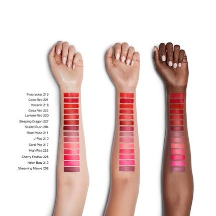 Shiseido VisionAiry Gel Lipstick Long - Lasting Full Coverage Formula Triple Gel Technology High - Impact Weightless Color Scarlet Rush 204 - Maison des fragrances