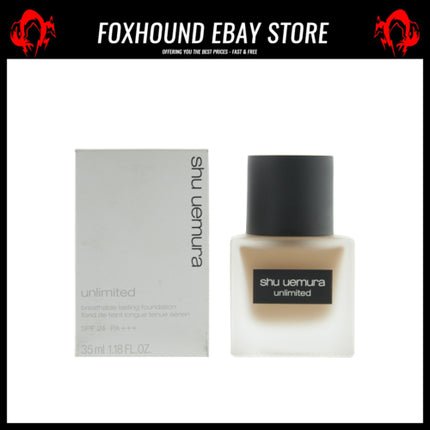 Shu Uemura Unlimited SPF 24/PA+++ 734 Rich Beige Foundation 35ml - Maison des fragrances