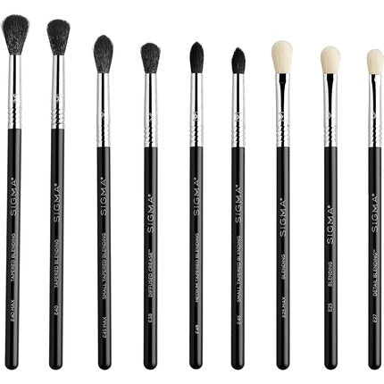 Sigma Beauty Deluxe Blending Brush Set Professional Grade Eyeshadow Brush Set 9 Brushes - Maison des fragrances