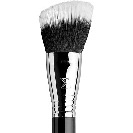 Sigma Beauty F53 Air Contour/Blush Makeup and Skincare Brush - Duo Fiber Softly Angled Kabuki Brush - Vegan, Hypoallergenic, Synthetic - Maison des fragrances