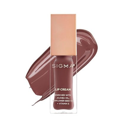 Sigma Beauty Lip Cream Professional Liquid Lipstick Cream with Ultra - Hydrating Formula Lustrous Creamy Finish Long Lasting Lightweight Non - Sticky Lip Creme Dapper - Maison des fragrances