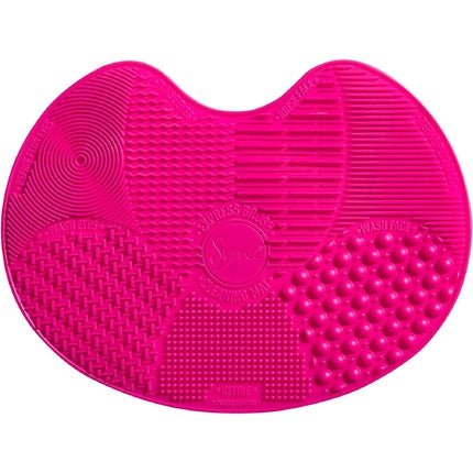 Sigma Beauty Makeup Brush Cleaner Mat - Sigma Spa Express Silicone Makeup Brush Cleaning Mat with Suction Cups for Cleaning Makeup Brushes, Compact Design Fit for Any Travel Makeup Kit Pink - Maison des fragrances