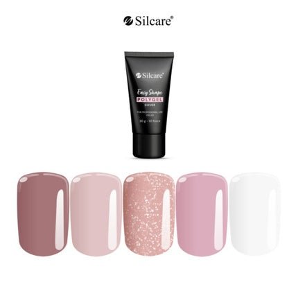 SILCARE Easy Shape Polygel Building Nail Acrylgel 30g 5 Colors - Maison des fragrances