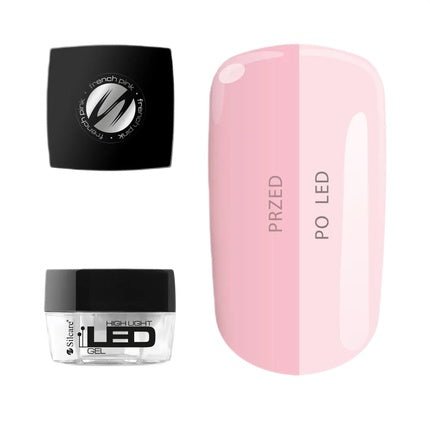 Silcare Led Highlight Gel Building Gel French Pink 15g - Maison des fragrances